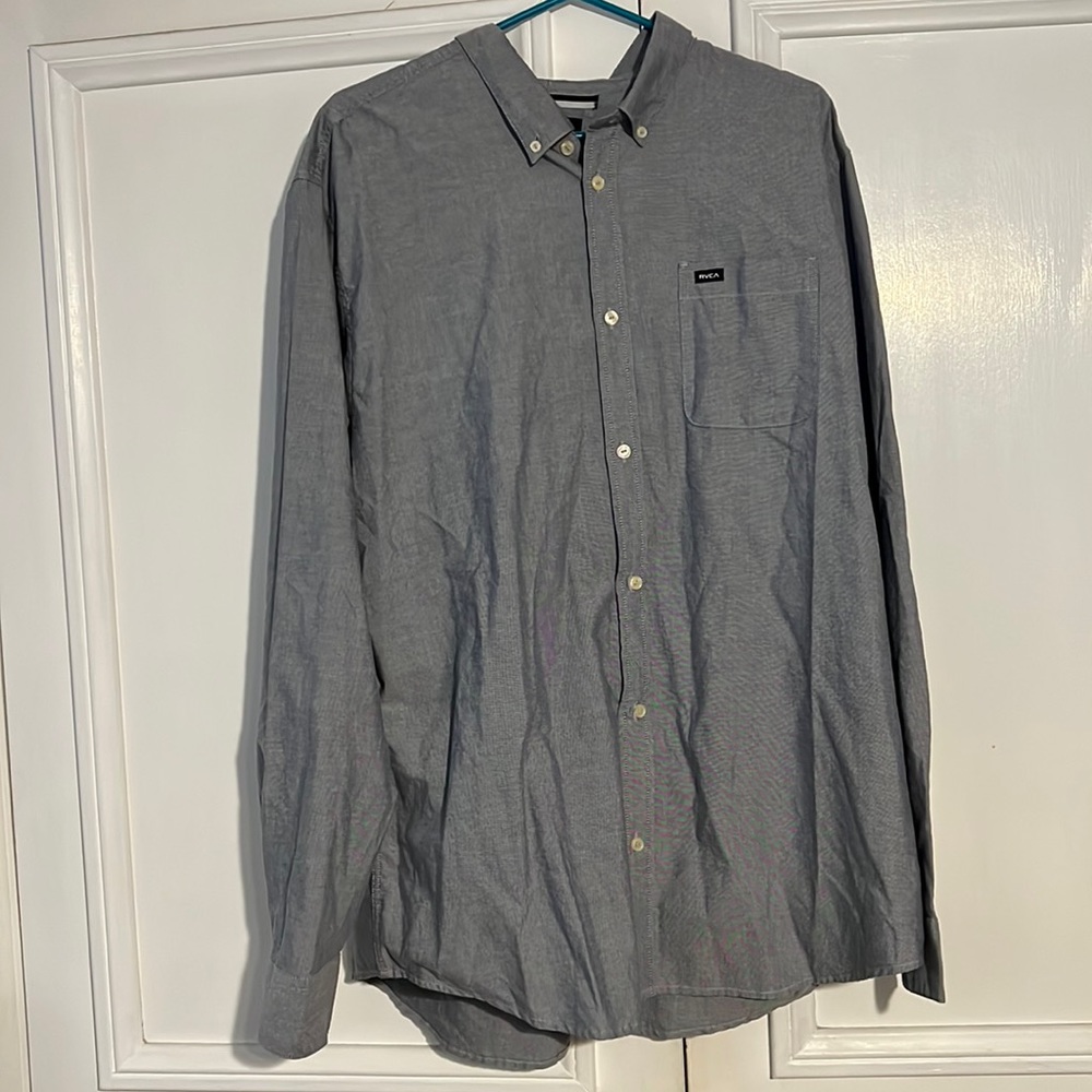 Men’s RVCA Button Down Dress Shirt XXL